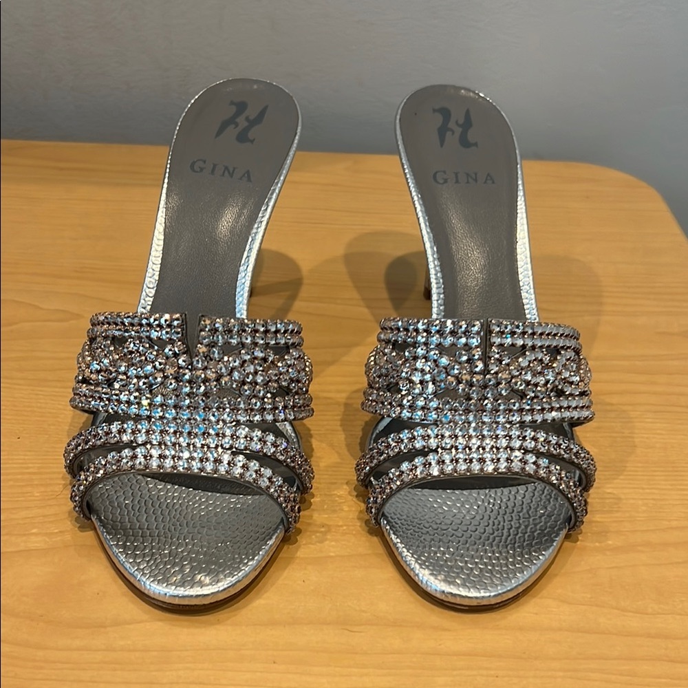 GINA Crystal embellished stilettos